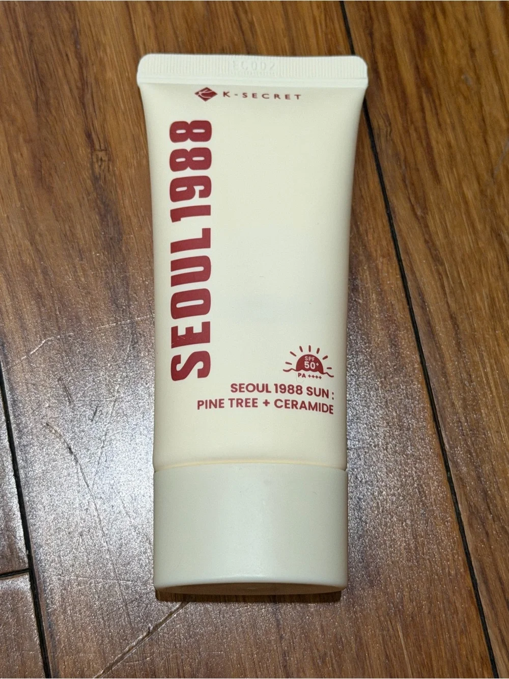 NWT K-Secret Seoul 1988 Sun SPF 50+ Pine Tree + Ceramide - Cream